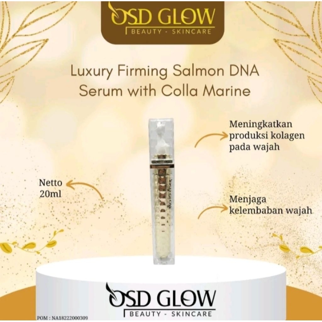 SERUM DNA SALMON OSD GEN 2 NEW PACKAGING Glow OLLA SKIN DAILY (OSD)