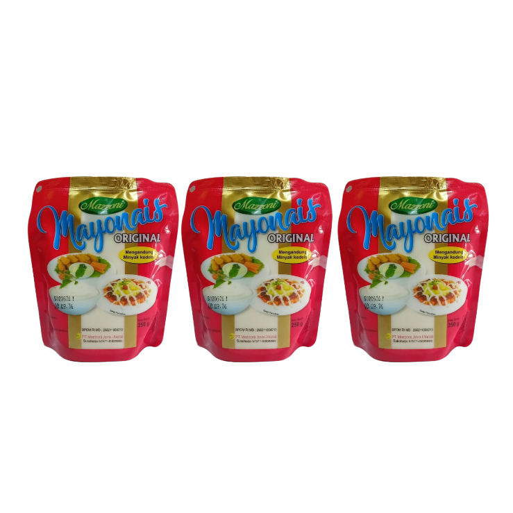 MAZZONI Mayonaise (Pouch Merah) kemasan ekonomis 250gr