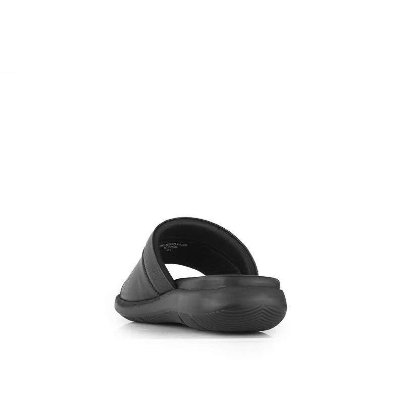 Gino Mariani Ilton Black Sandal Pria