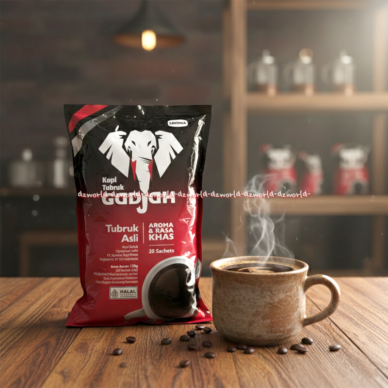 Gadjah 20sachet Kopi Tubruk Asli Aroma Rasa Khas 20 sachet Kopi Instan Coffee Cofee Kopi Tubruk Sase