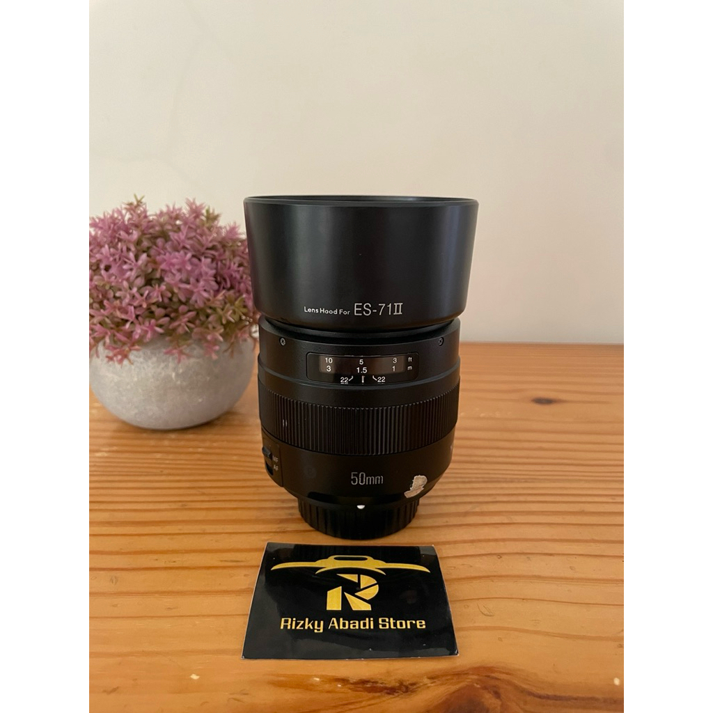 Lensa Yongnuo 50mm F1.4 Fulset Box For Nikon