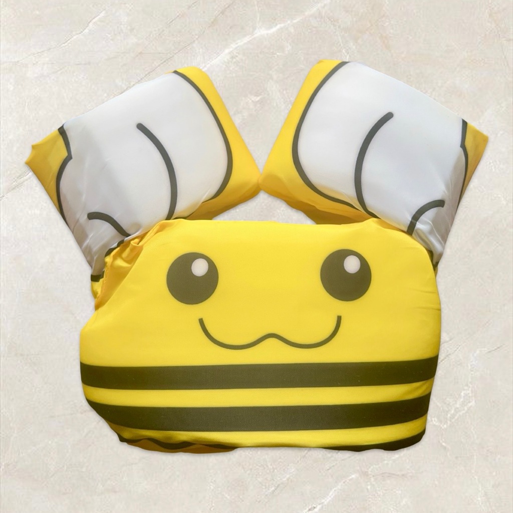 PRELOVED KIDDIE SPLASH Puddle Jumper (Bee) Pelampung Renang Anak – Foam Life Jacket