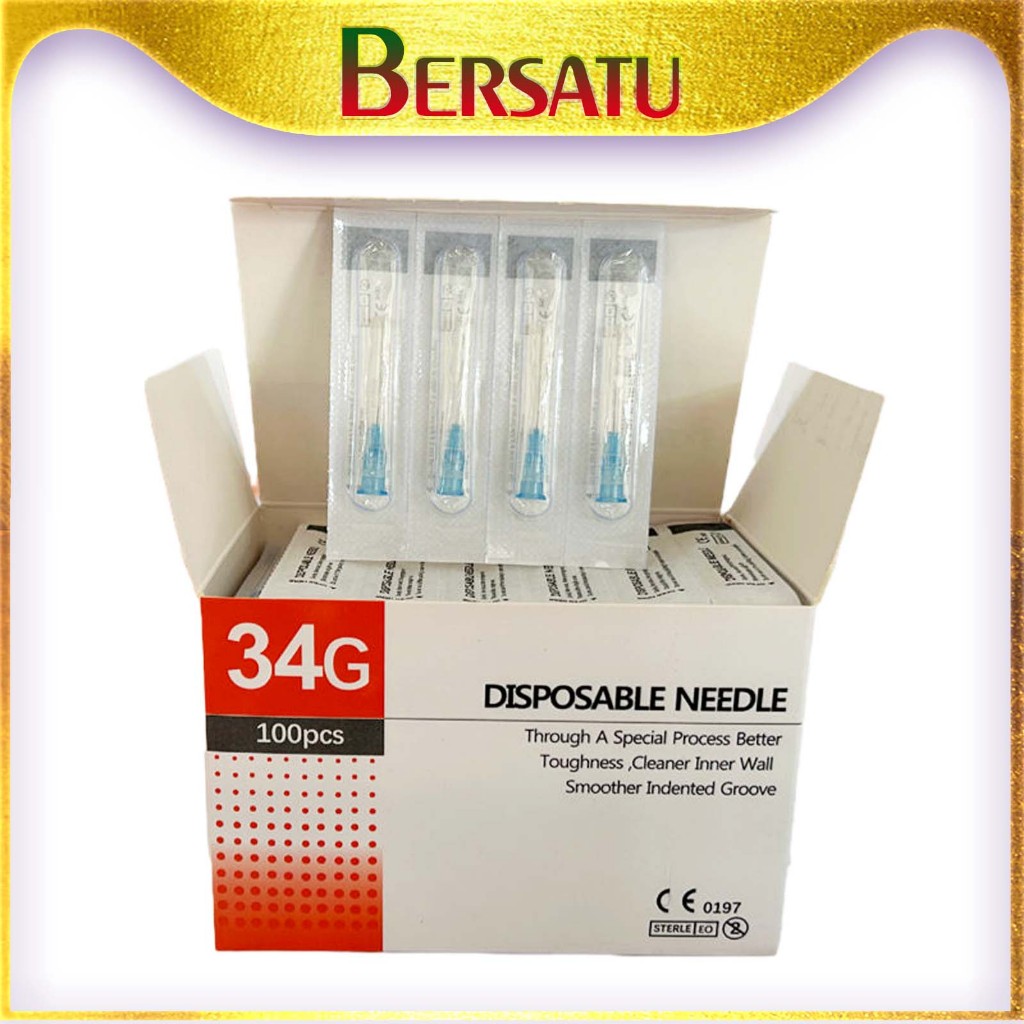 Meso Needle 30G 32G 33G 34G Sungshim Jarum Terapi Medical Grade Skin Booster Mesotherapy Box New