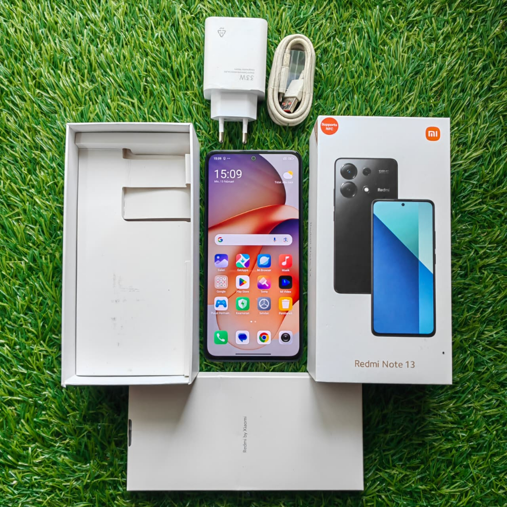 XIAOMI REDMI NOTE 13 4G SECOND 8/256GB HP SECOND HP SEKEN HP BEKAS HP MURAH