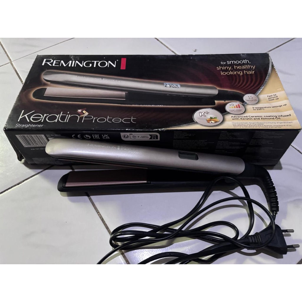 Catok Remington Keratin Protect - preloved