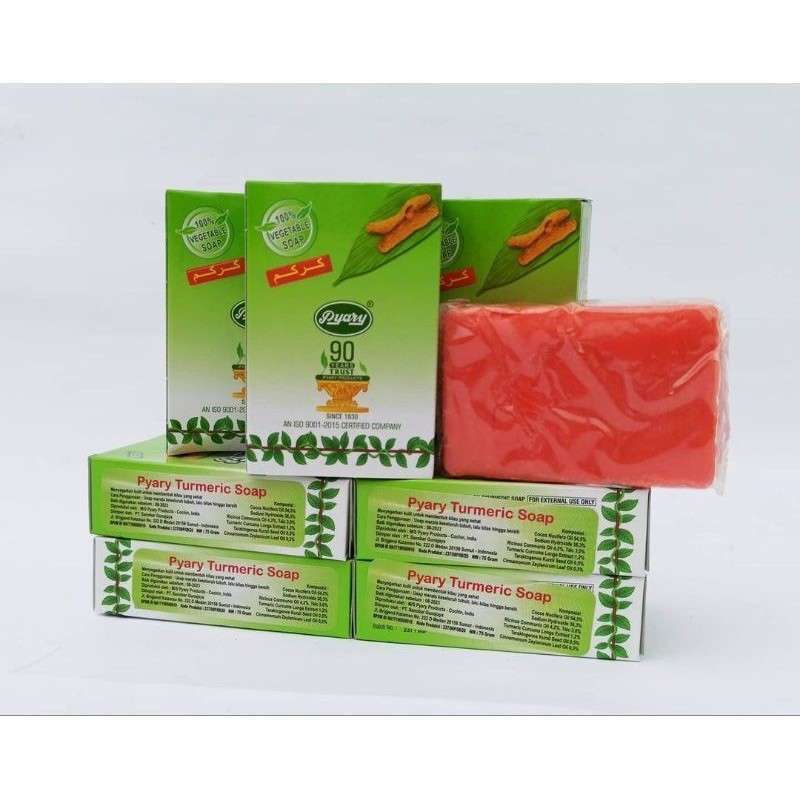 SABUN ARAB PYARY TURMERIC 100% ORIGINAL BPOM RESMI / Sabun Arab Pyary Original 100% BPOM