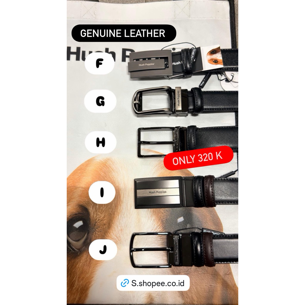[espanolasz]  Belt Hush Puppies SALE100% original store
