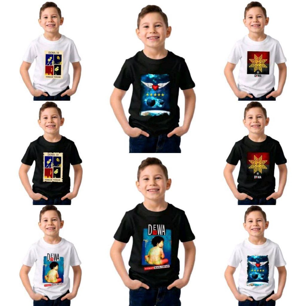 KAOS ANAK BAND DEWA 19 // KAOS KIDS DEWA 19 // KAOS BAND LEGEND