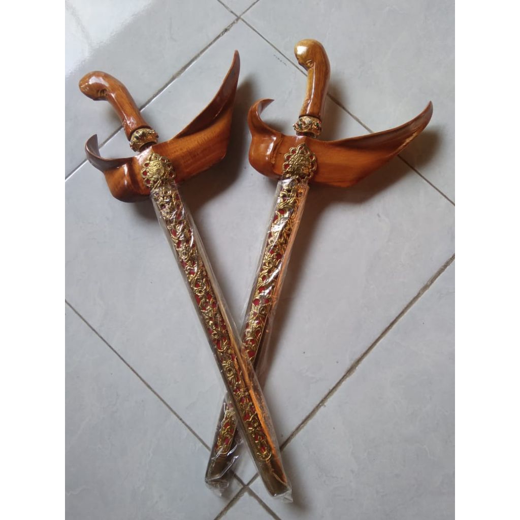 Keris Pengantin Jawa Premium - Keris Kamardikan Koleksi Pengantin Solo Jogja - Aksesoris Busana Adat