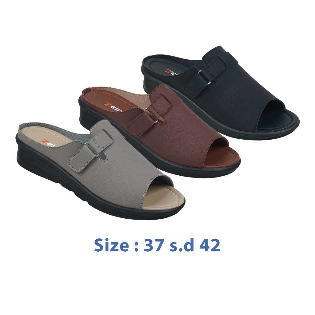 Zeintin - Sepatu Sendal Wanita Sandal Wedges Wanita Kekinian Kulit Sintetis RD