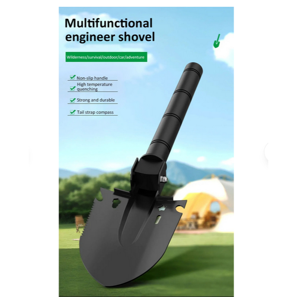 sekop portable sekop camping sekop survival multifungsi taffsport