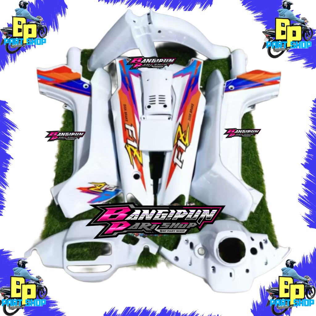 Body Set Force1 Warna Putih Set Striping
