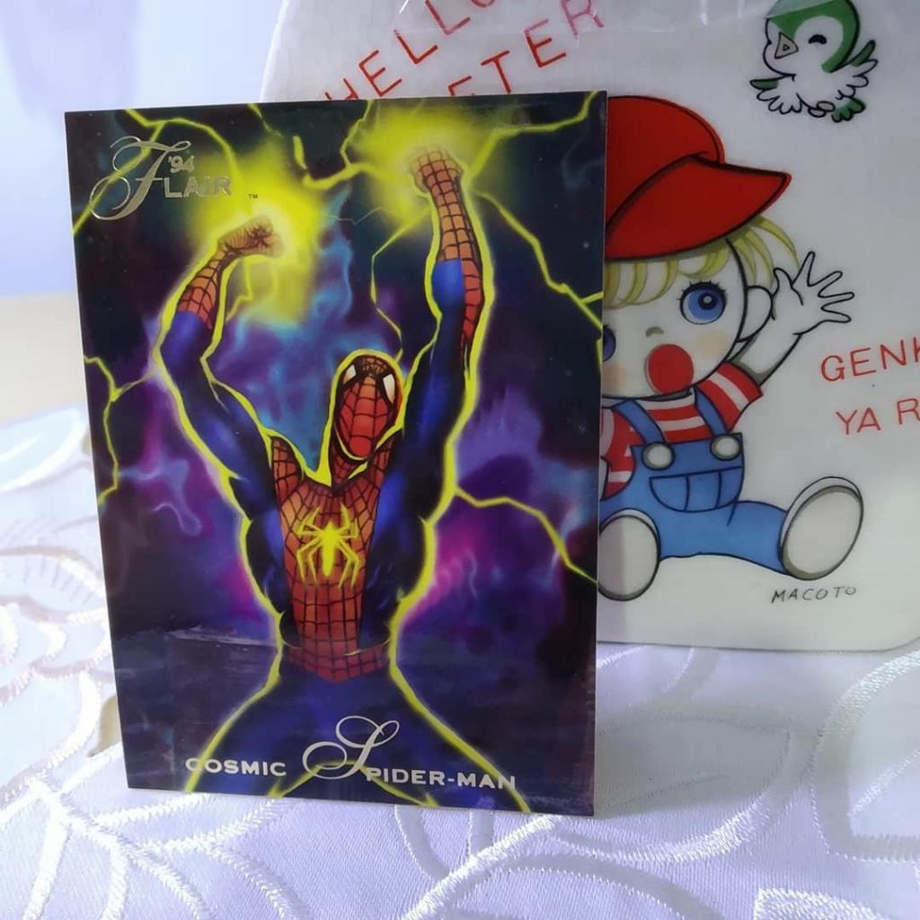 Kartu Spiderman,1994 Flair Cosmic Spider-Man #67