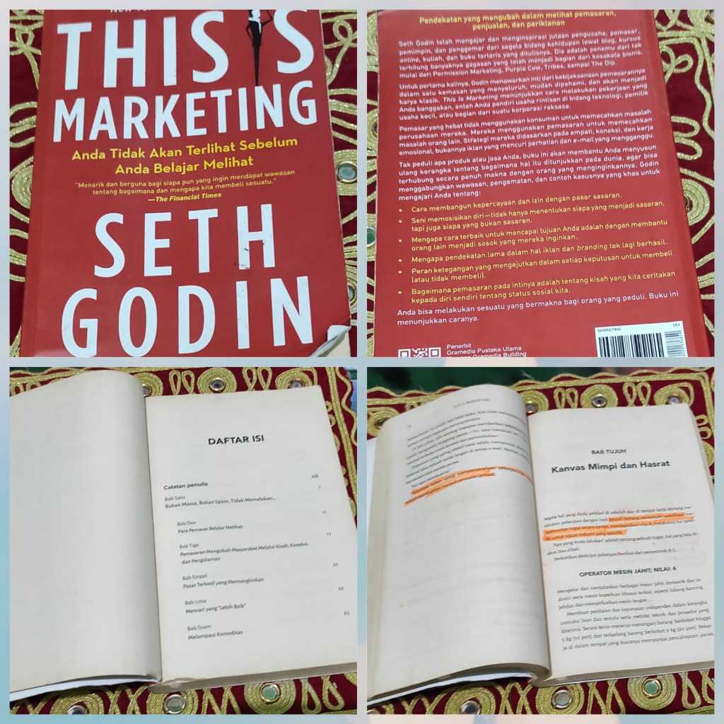 Seken/Preloved Buku This Is  Marketing - Seth Godin/250 Halaman