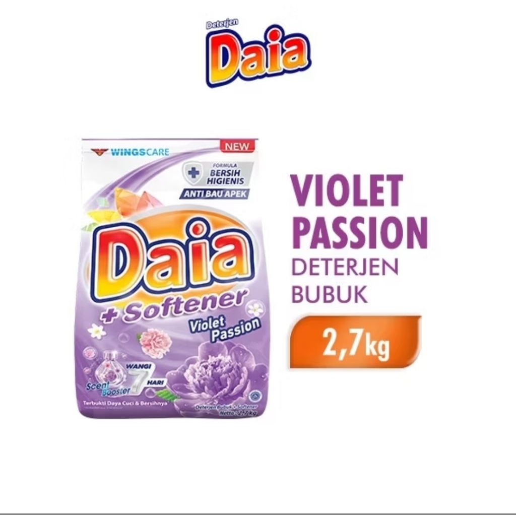 Daia detergen bubuk 2,7 kg