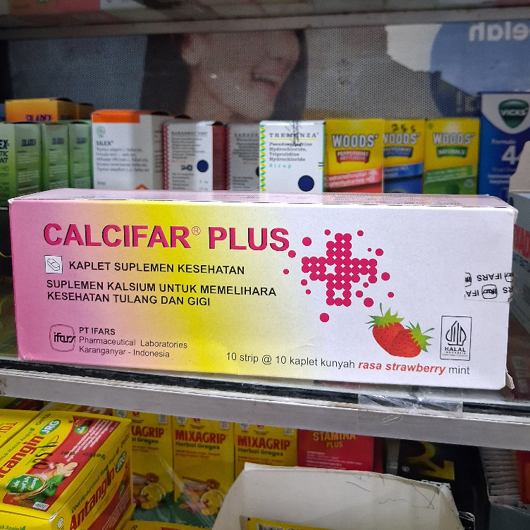 Calcifar Plus (Calcium dan Vit D3) Suplemen Kesehatan / Vitamin D3 K2