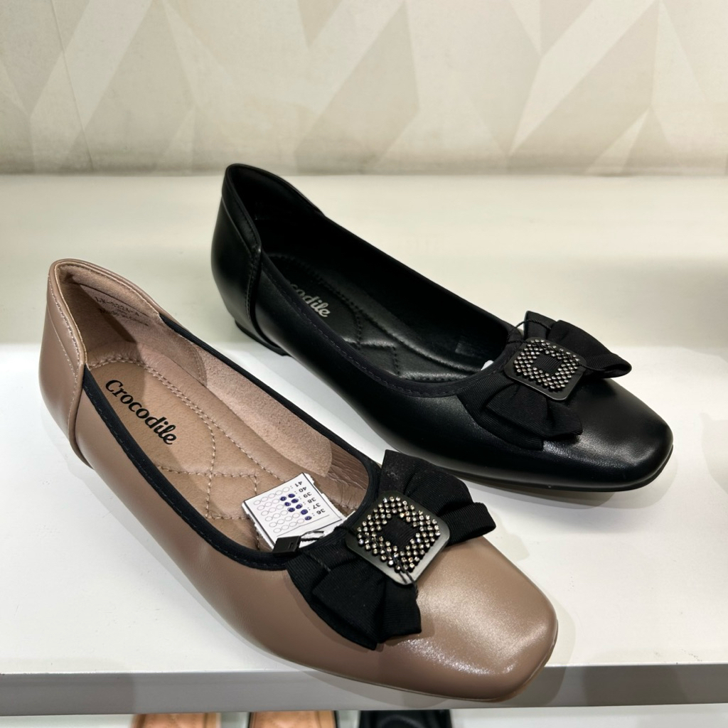 sepatu wanita flat formal CROCODILE original
