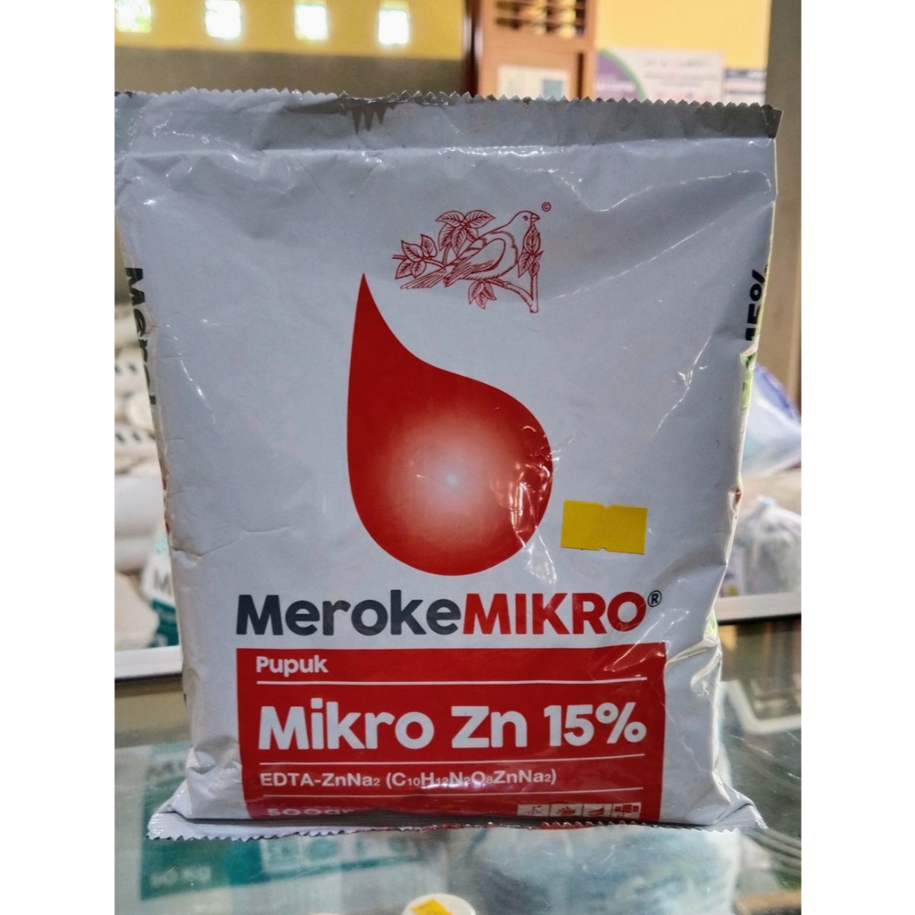 Pupuk Meroke MIKRO Zn 15% 500 Gram - Pupuk Mikro Tunggal - MerokeMIKRO® Zn-EDTA