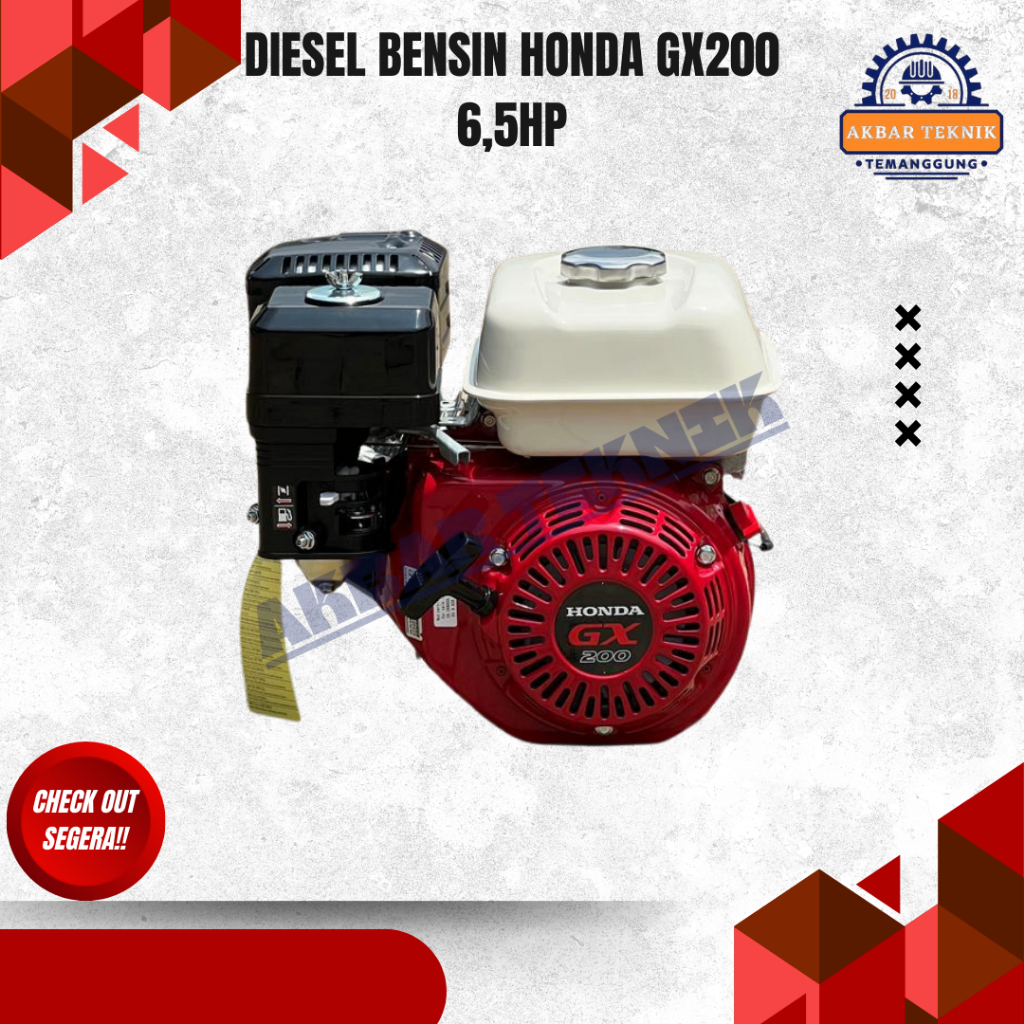 Diesel Bensin HONDA GX200 6,5HP