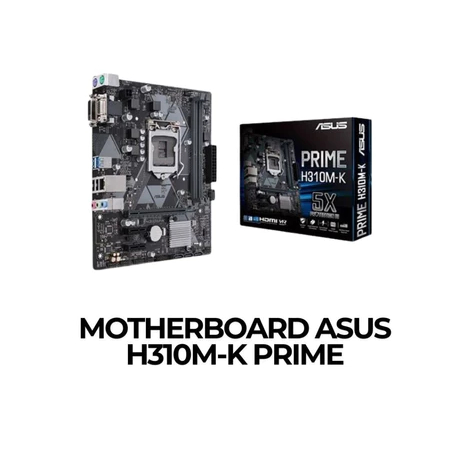 MOTHERBOARD/MOBO ASUS H310M-K PRIME WARRANTY 1 TAHUN - DJ COMPUTER STORE