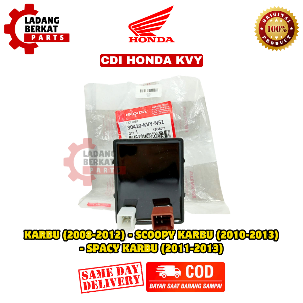 CDI ORIGINAL HONDA KVY | MOTOR BEAT KARBU (2008-2012), SCOOPY KARBU (2010-2013), SPACY KARBU (2011-2