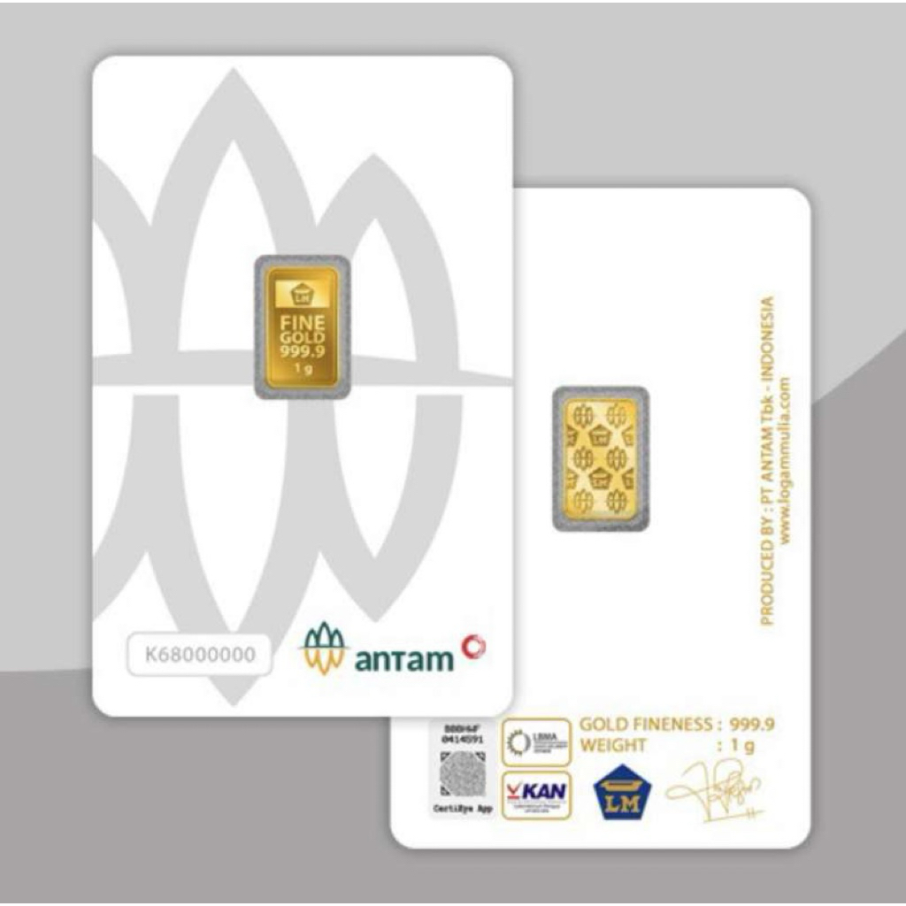 Logam Mulia Antam 1 gram