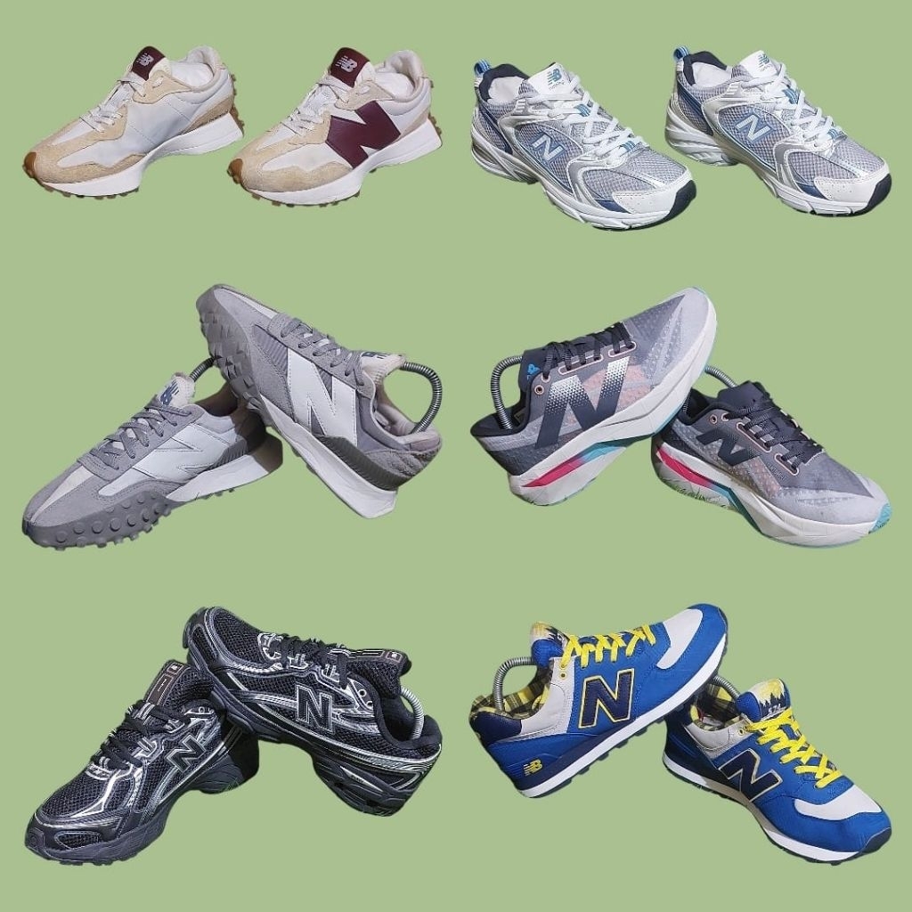 Sepatu Sneakers NBee Pria/Wanita Size 35-44 Casual Running Preloved/Second