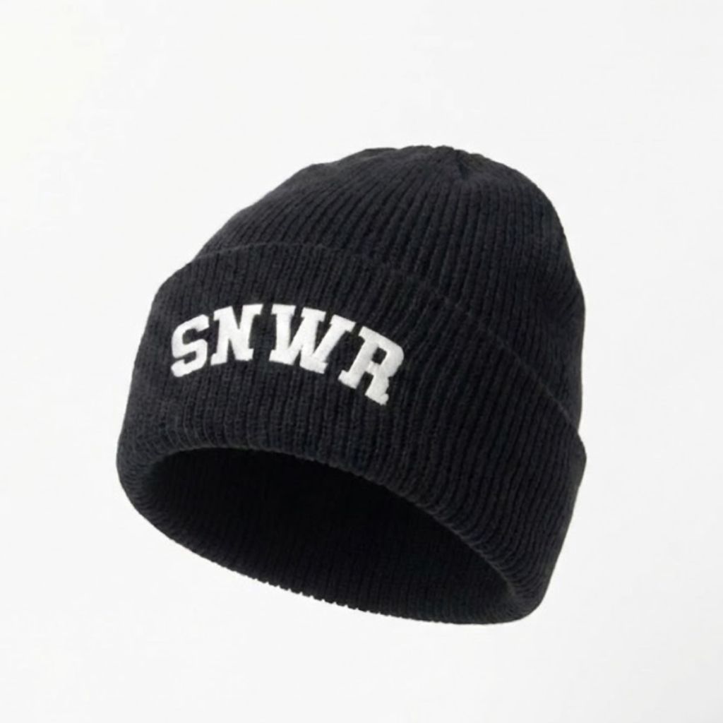 SNWR V13 -  Beanie Hat Knitted Embroidery Logo NBA Varsity Men/Women Premium Original