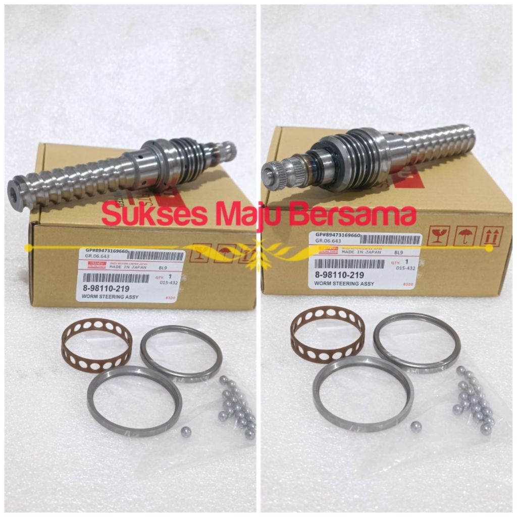 WORM STEERING ASSY/PINION STEER ASSY. NKR71(ORIGINAL)