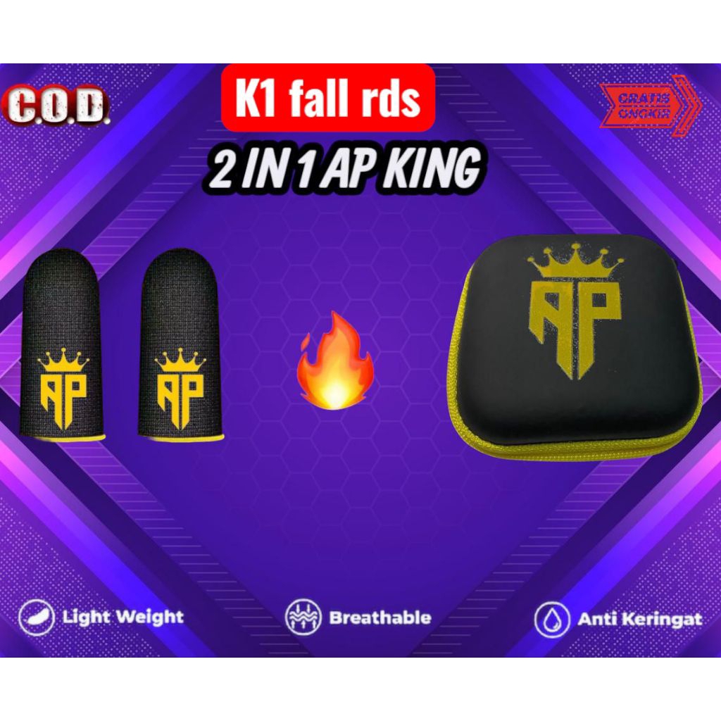 AP king 2 in 1, pouch ap king ( kuning )