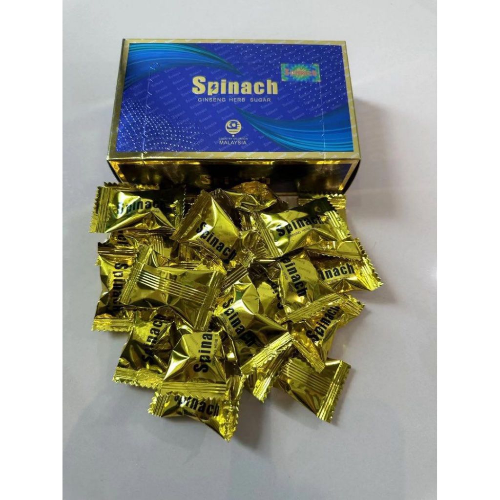 Spinach candy herbal ginseng 1 box exp 2028