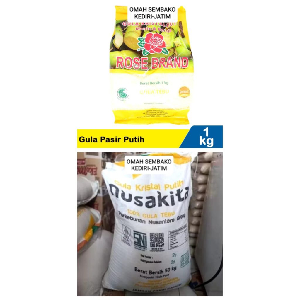 GULA SAK NUSAKITA 50KG DAN ROSEBRAND