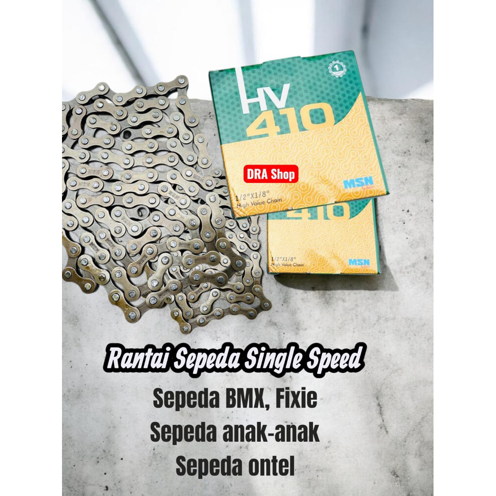 Rantai sepeda single speed sepeda BMX Fixie sepeda anak-anak & Ontel