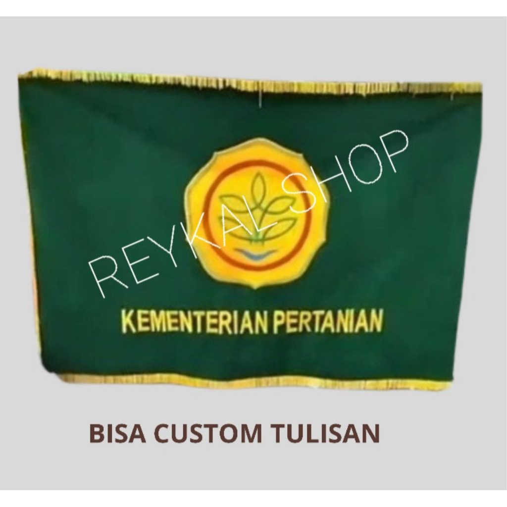 Bendera Pataka Bordir Logo Kementrian Pertanian KEMENTAN