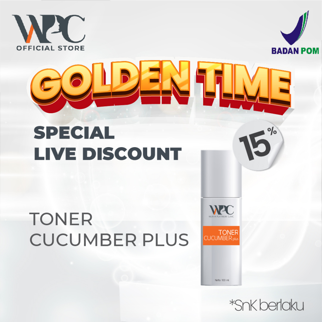 Wijaya Platinum Toner Cucumber PLUS