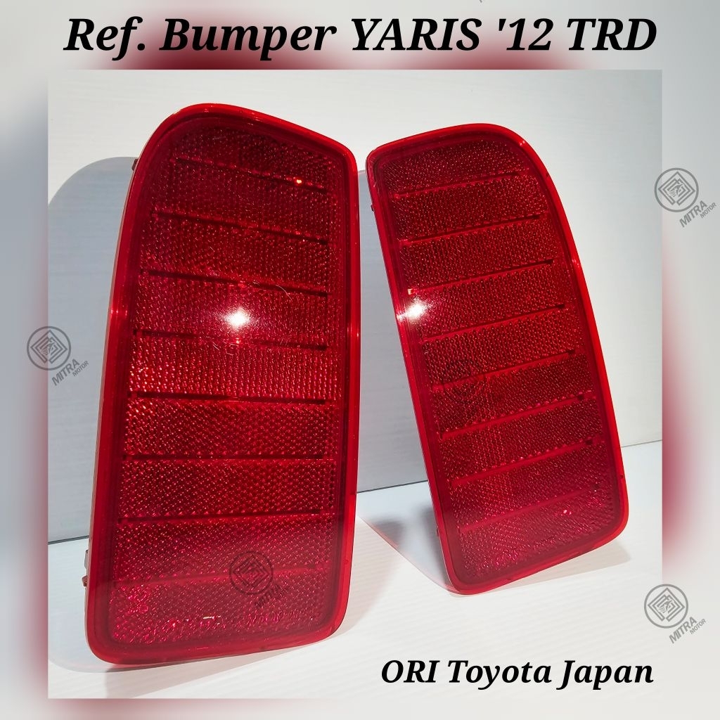 Reflector Bumper Yaris 2012 TRD Reflektor Lampu Belakang