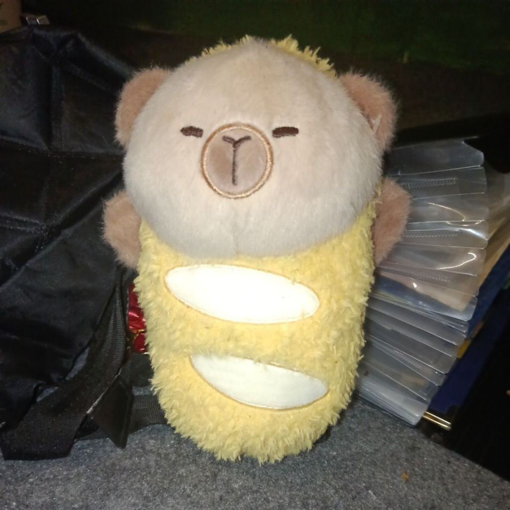 Boneka Capybara, Boneka Roti Capybara, Capibara, Capybara Boneka FUNIFUN