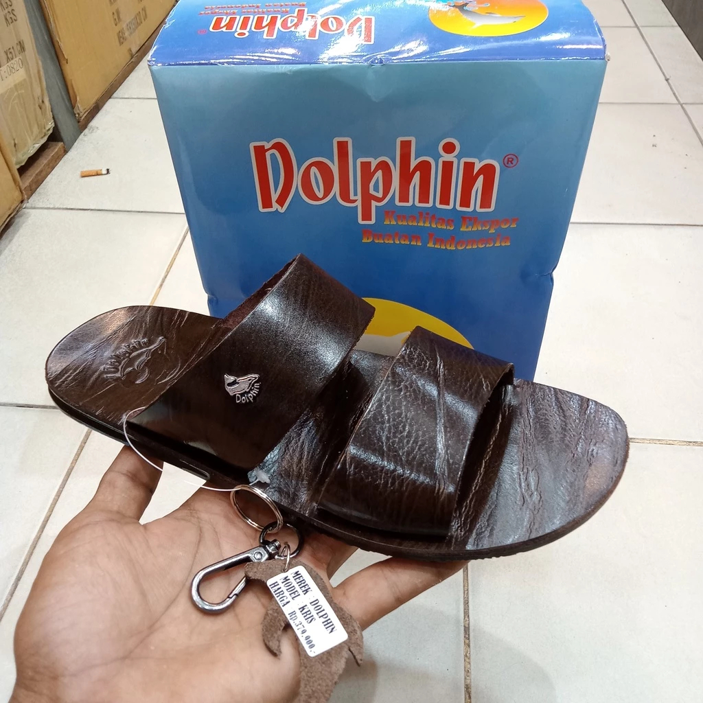 Dolphin Sandal Pria Original Kulit Nyaman