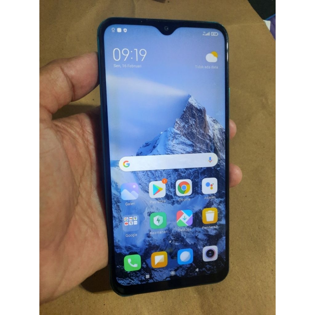lcd redmi 9 ori copotan bonus batrai
