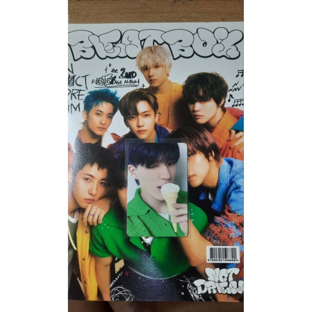 ALBUM NCT DREAM BEATBOX new school ver PC PHOTOCARD JENO (UNSEALED)