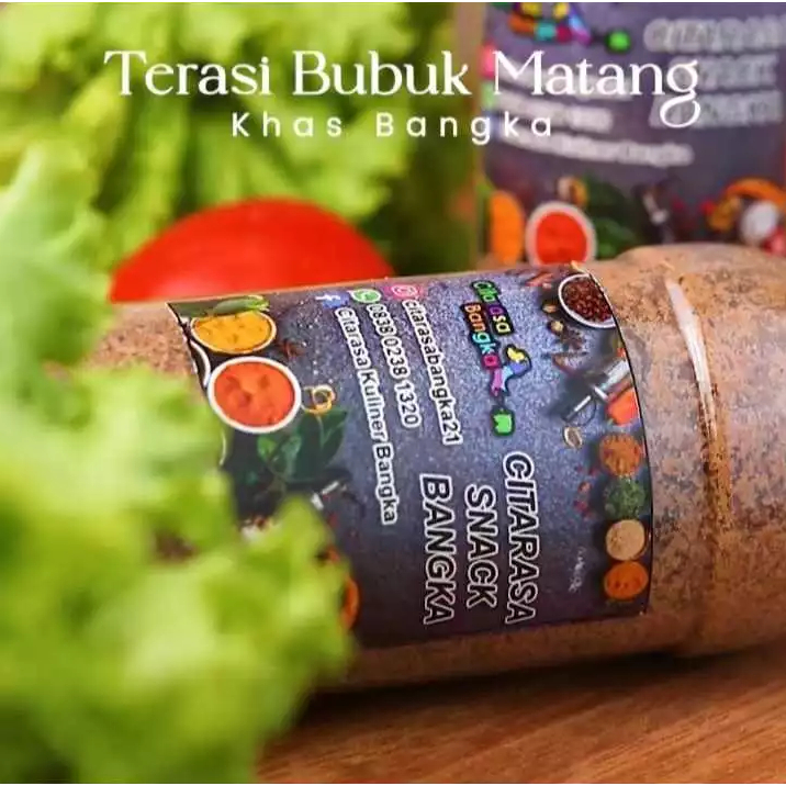 Pilihan- Trasi / Terasi Udang / Bubuk Khas Bangka Asli/ Terasi Sangrai Bangka