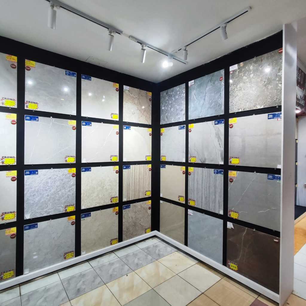 60X60 INFINITI Granit Grey Halus Glazed Polish - Granit Lantai & Dinding Aneka Motif Jepara