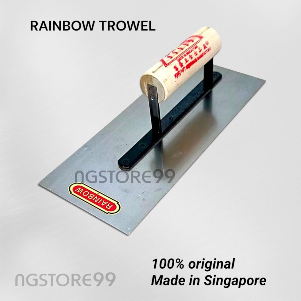 NGSTORE99 RASKAM ALAT SKIM,LICIN,ACIAN,PLAMIR,FINISHING/SEMEN TROWEL 99999 RAINBOW ORIGINAL