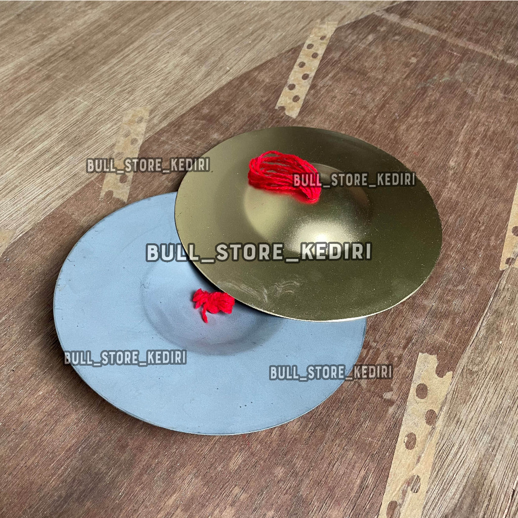 Mainan Gendang Barongsai Ceng-Ceng Bahan Kuningan Untuk Anak