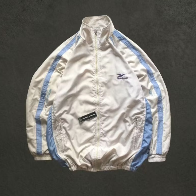 Casual vintage 90s "Reebok" full-zip windbreaker jacket | Preloved (second)
