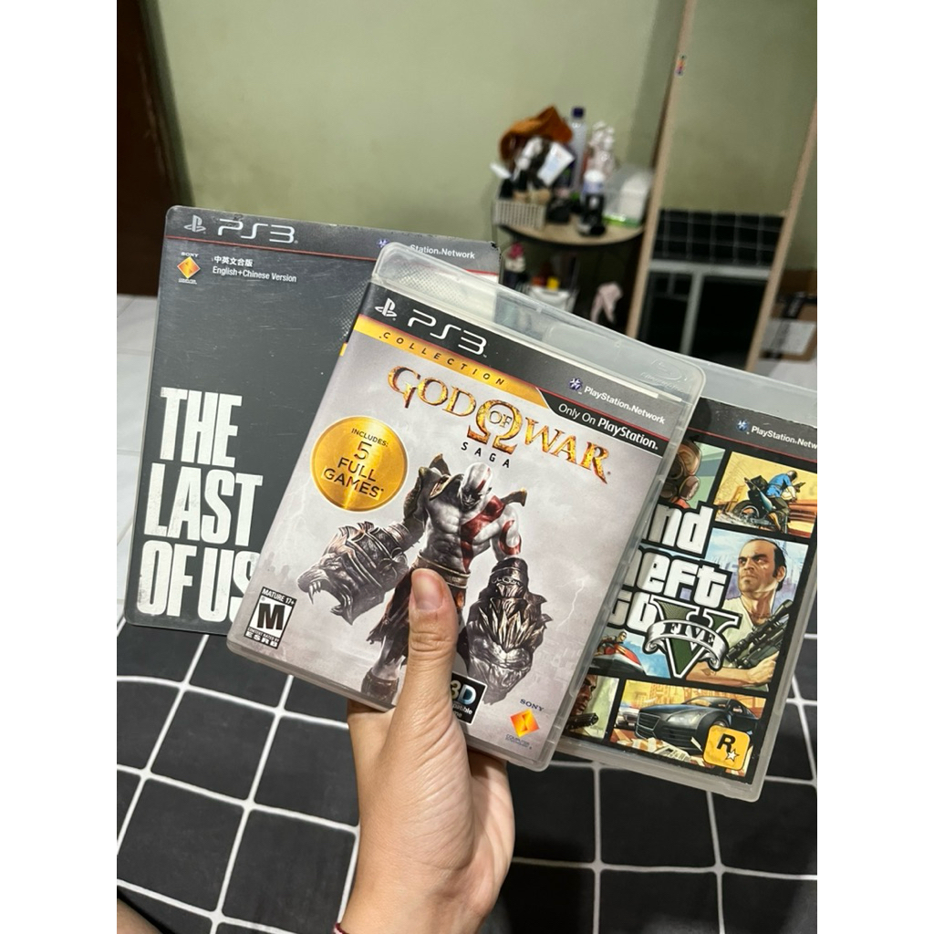 PS 3 GTA V GTA 5 Original Kaset Cassete 2 Disk