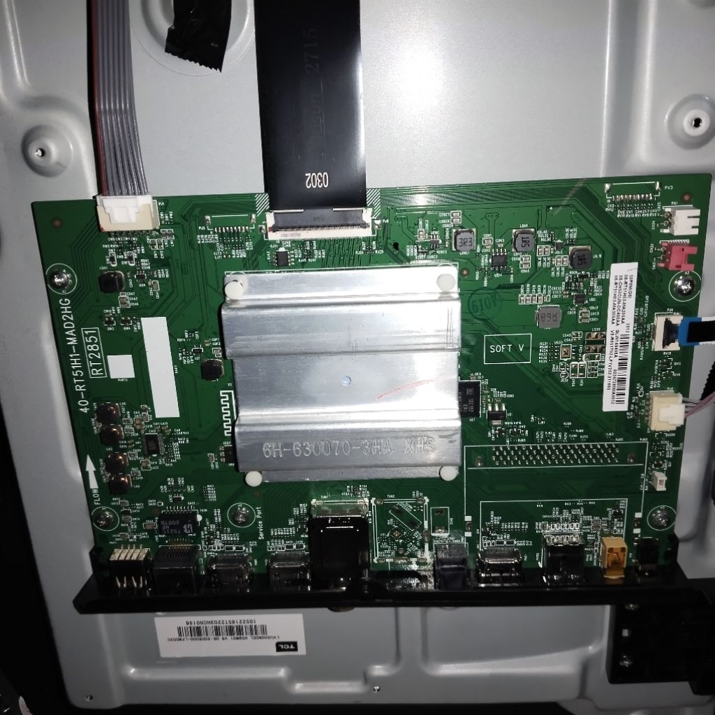 TCL 50P8M  MAINBOARD MB TV LED / MOBO MODULE / MESIN TV TCL MODEL 50P8M