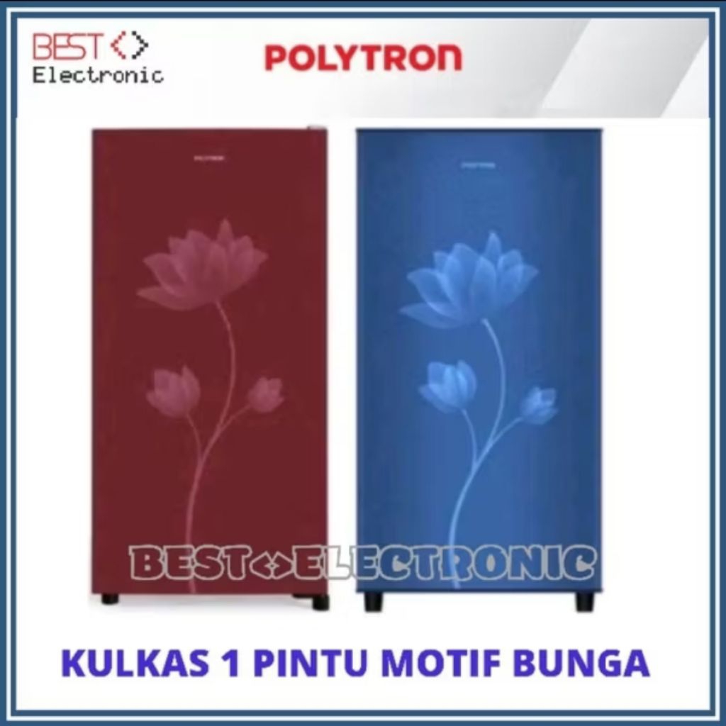 KULKAS POLYTRON PRB 159 LEMARI ES 1 PINTU PRB159 PRB-159