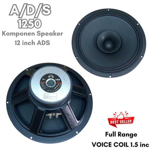 Speaker ADS 12 inch Full Range 1250 - Speaker ADS Full Range 12" 1250