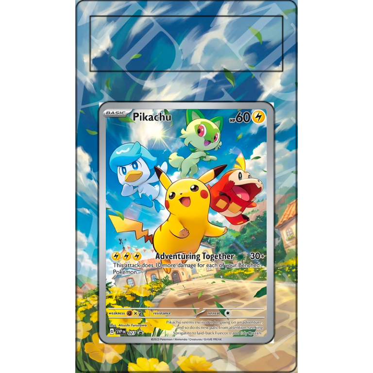Pikachu [Paldea] #27 Pokemon Promo (Extended Art)